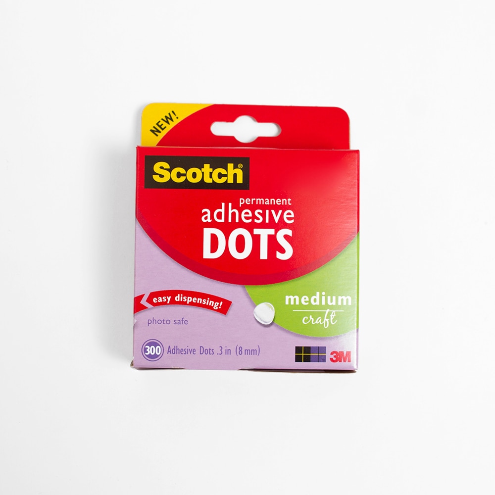 3M, Scotch, Permanent, Adhesive Dot